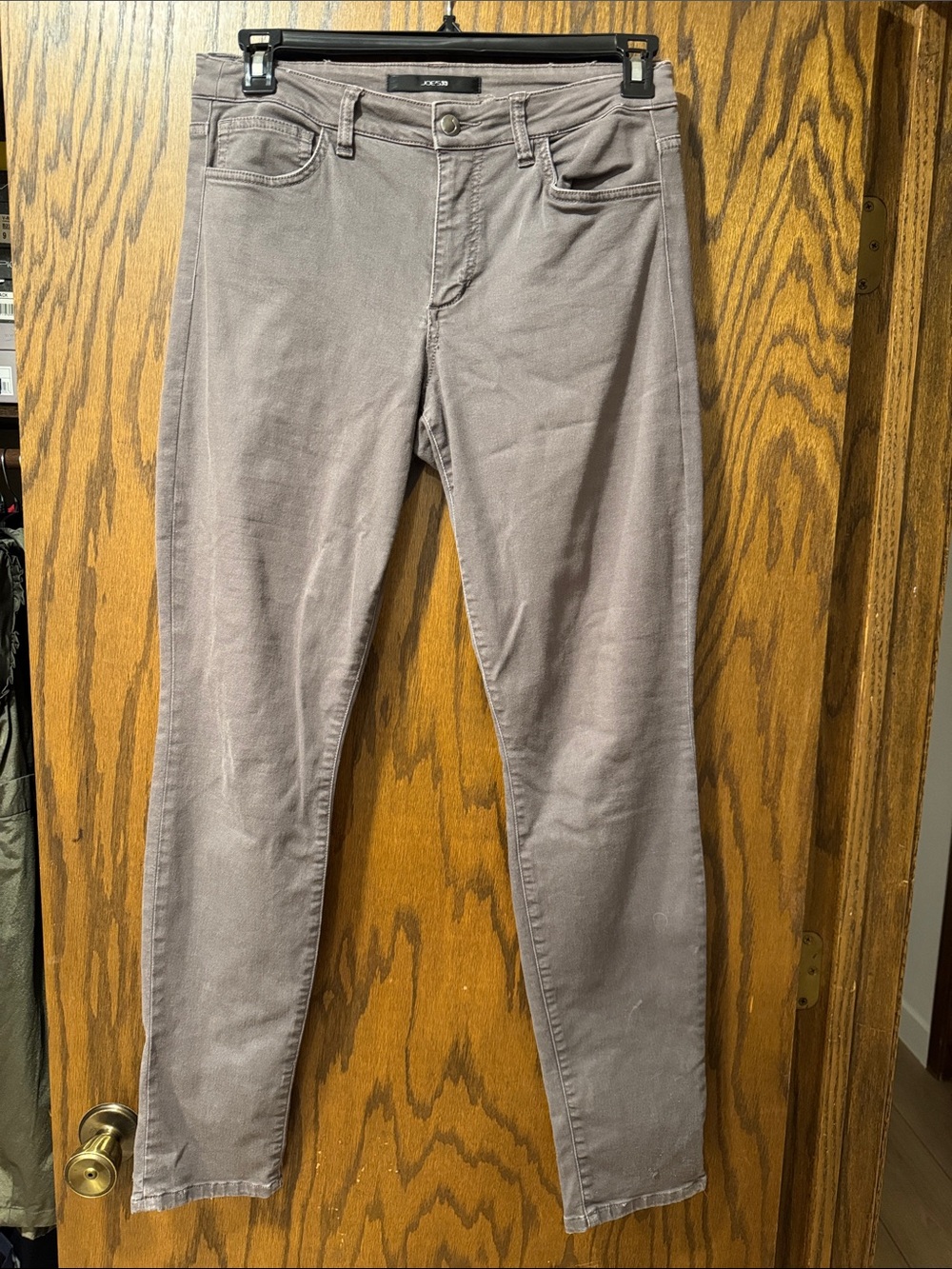 Joe's Jeans Gray Straight Waistband Jeans